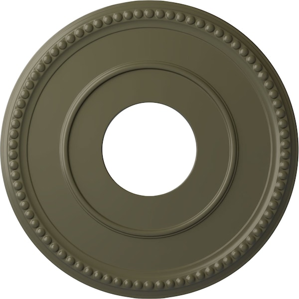 Ekena Millwork Bradford Ceiling Medallion (Canopies up to 6 5/8"), 12 1/2"OD x 3 7/8"ID x 3/4"P, Painted Turtle CM12BRPTF - main